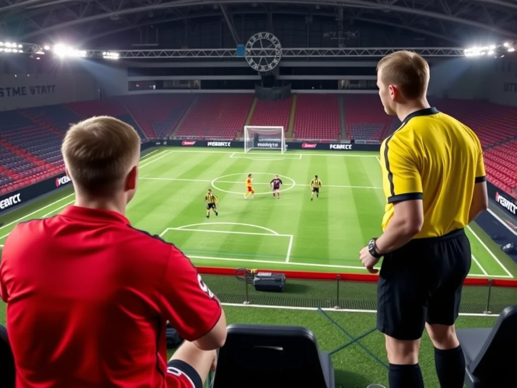 Static digital image of referee training